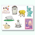 Fuzzo Sticker Sheet
