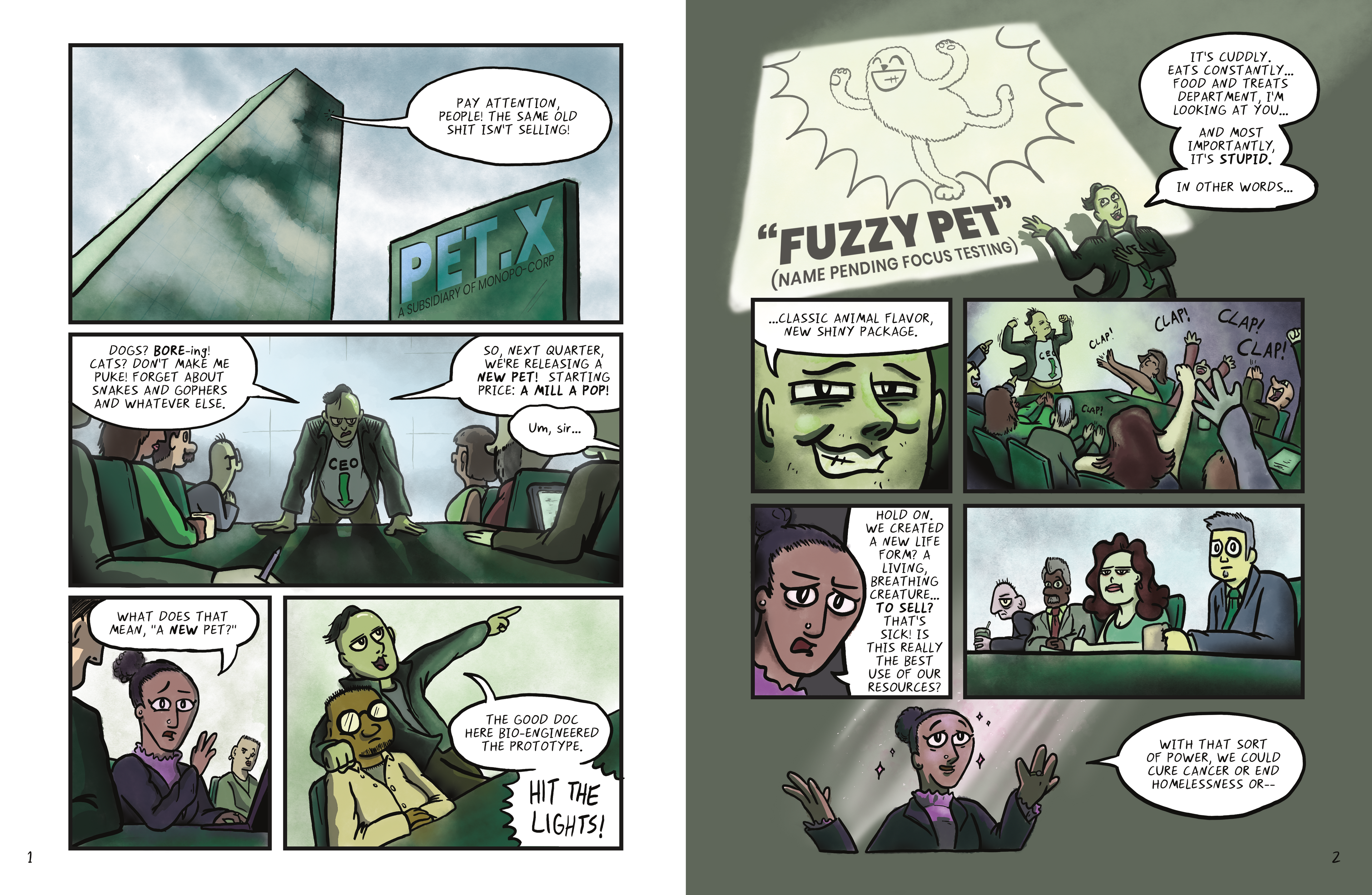 Planet of the Pets - A Graphic Novella